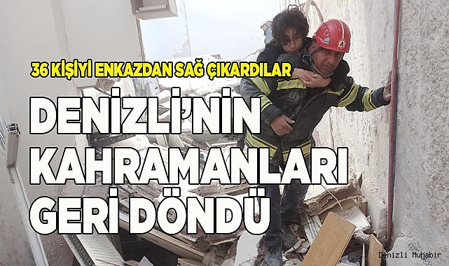 Kahraman arama-kurtarma ekipleri deprem bölgesinden döndü