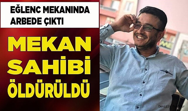 Eğlence mekanında  silahlı kavga, 1 ölü