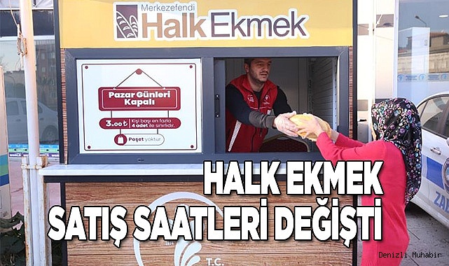 HALK EKMEK’İN RAMAZAN’DAKİ ÇALIŞMA SAATLERİ BELLİ OLDU