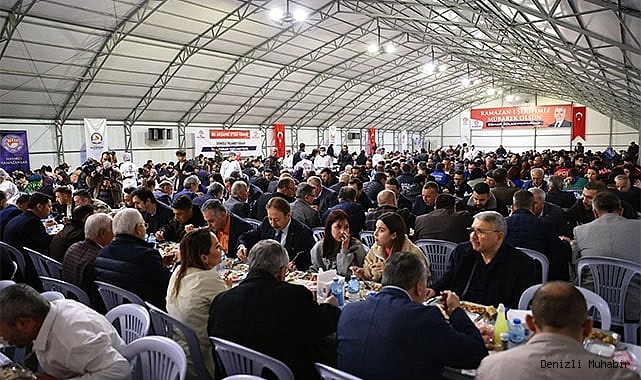 Ramazan ayının ilk iftarı Büyükşehir çadırında