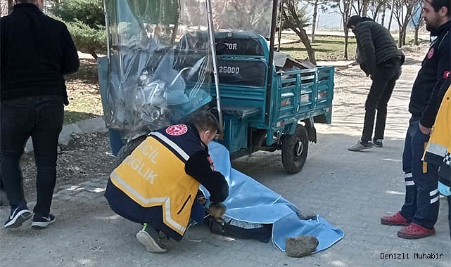 Yaşlı adamı ölüm sokakta yakaladı