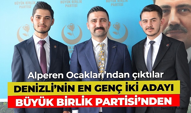 Denizli'nin en genç aday adayları Alperen Ocakları'ndan