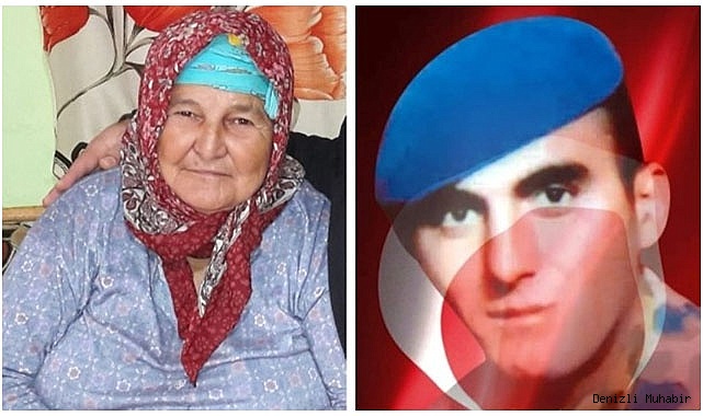 Şehit oğlunun yanına defnedildi
