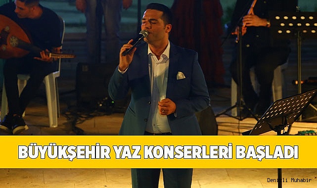 Büyükşehir yaz konserleri başladı
