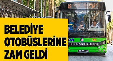 Denizli’de toplu ulaşım ücretlerine zam yapıldı