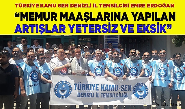 ERDOĞAN: “MAAŞ ARTIŞLARI YENİDEN HESAPLANMALI”