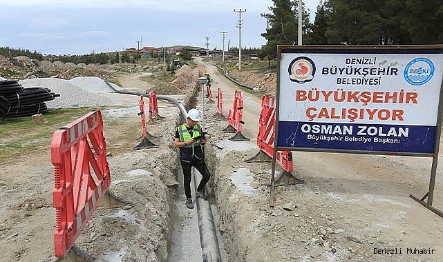 Akkent’in içme suyu hatları baştan aşağı değişiyor