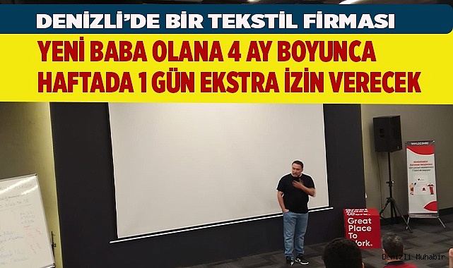 Yeni babalara haftalık 1 gün ekstra izin imkanı