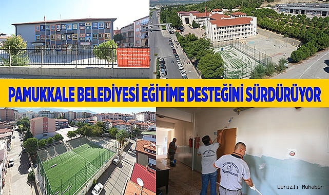 PAMUKKALE BELEDİYESİ EĞİTİME DESTEĞİNİ SÜRDÜRÜYOR