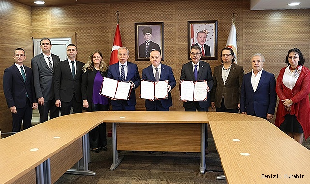 PAÜ ile DBB Arasında Denizli Traverten Jeoparkı Ortak Hizmet İş Birliği Protokolü Yapıldı