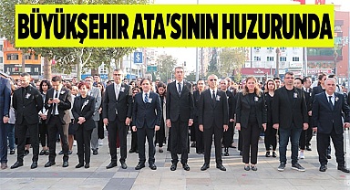 Büyükşehir Ata'sının huzurunda
