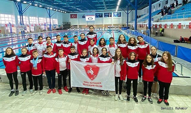 Denizlili yüzücüler 5 altın madalyayla döndü