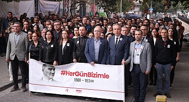 MERKEZEFENDİ BELEDİYESİ 10 KASIM'DA ATATÜRK'Ü ANDI