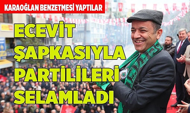 Çavuşoğlu'ndan Ecevit şapkalı şov
