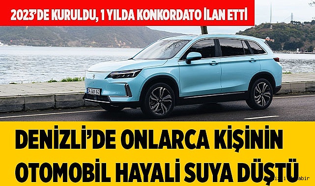 Denizli’de birçok  kişinin otomobil hayali suya düştü