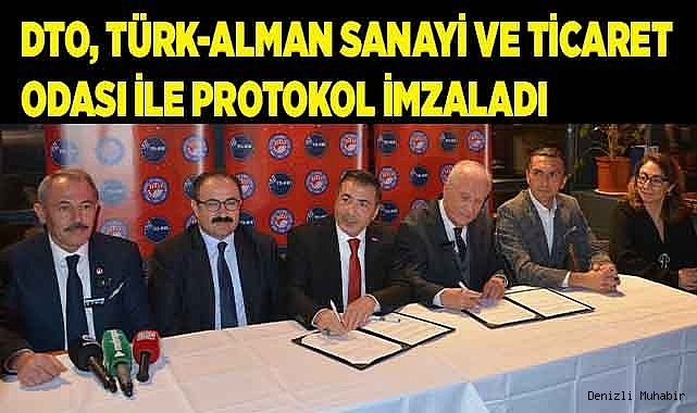 DTO, TÜRK-ALMAN SANAYİ VE TİCARET ODASI İLE PROTOKOL İMZALADI