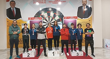 PAMUKKALE BELEDİYESPORLU DARTÇILARDAN 18 MADALYA