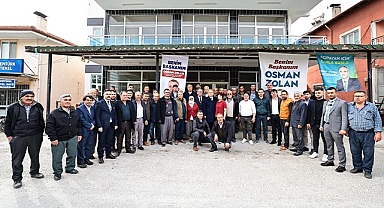Başkan Zolan Acıpayam’da hemşehrileriyle kucaklaştı