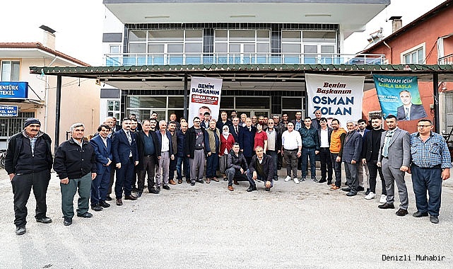 Başkan Zolan Acıpayam’da hemşehrileriyle kucaklaştı