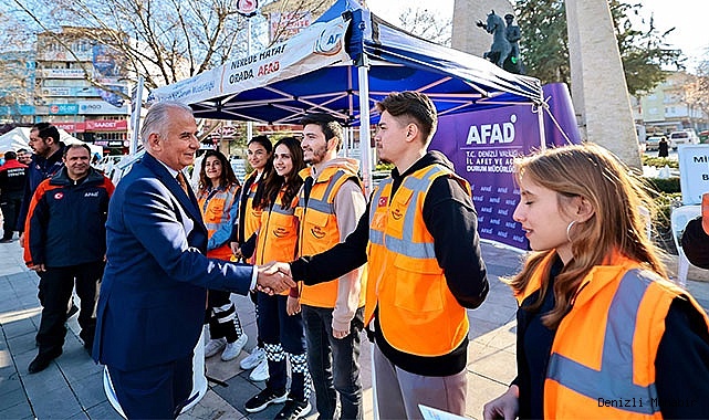Deprem Haftası’nda farkındalığa davet ettiler