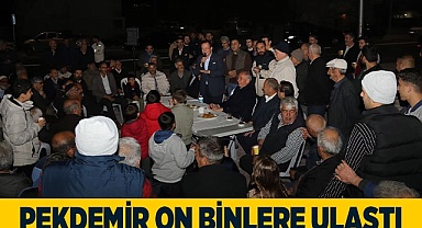 PEKDEMİR ON BİNLERE ULAŞTI