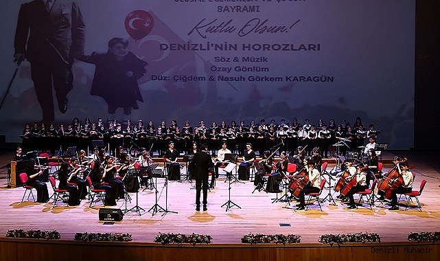 DENİZLİ’DE 23 NİSAN COŞKUSU BAŞLADI