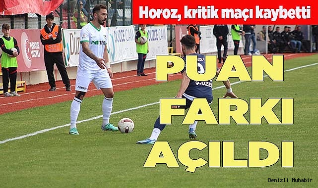HOROZ HAYATİ MAÇI KAYBETTİ