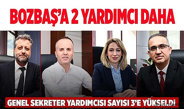 BOZBAŞ'A 2 YARDIMCI DAHA