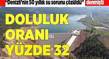 AKBAŞ'TA DOLULUK ORANI YÜZDE 32'YE DÜŞTÜ