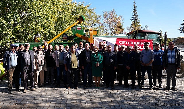 Bozkurt ve Buldanlı çiftçilere makine desteği