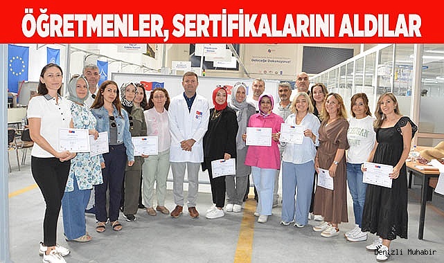 ÖĞRETMENLER, SERTİFİKALARINI ALDILAR