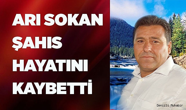 Arı sokan şahıs hayatını kaybetti
