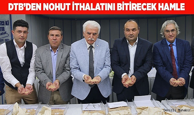 DTB’DEN NOHUT İTHALATINI BİTİRECEK HAMLE