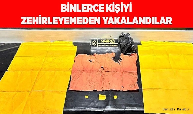 Binlerce kişiyi zehirleyemeden yakalandılar