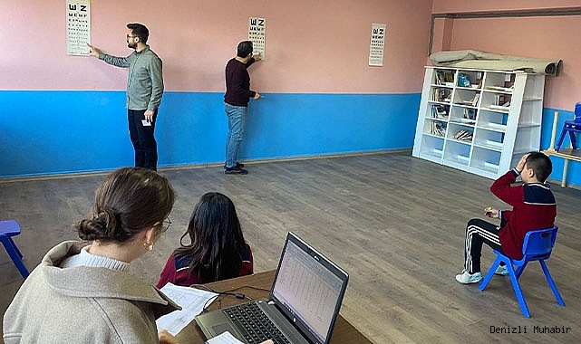 BOZKURT’TA ÖĞRENCİLERE GÖZ TARAMASI YAPILDI…