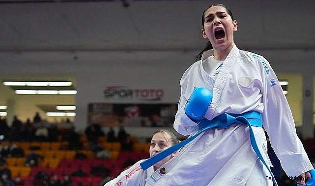 Denizlili Cemre, karatede gümüş madalya kazandı