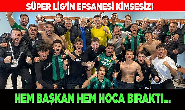 Hem başkan hem hoca bıraktı