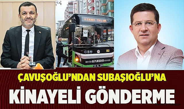 Çavuşoğlu'ndan Subaşıoğlu'na kinayeli gönderme