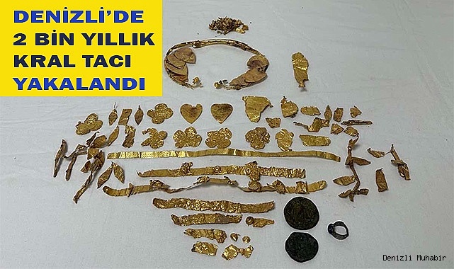 Denizli'de 2 bin yıllık kral tacı yakalandı