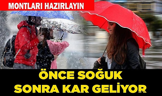 Denizli’ye önce soğuk sonra kar geliyor