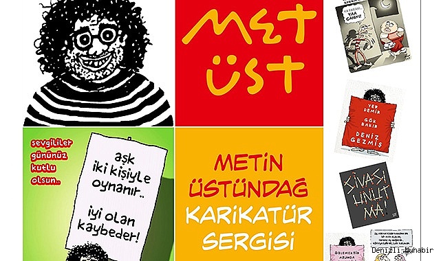 Metin Üstündağ’ın karikatür sergisi sanatseverlerle buluşuyor