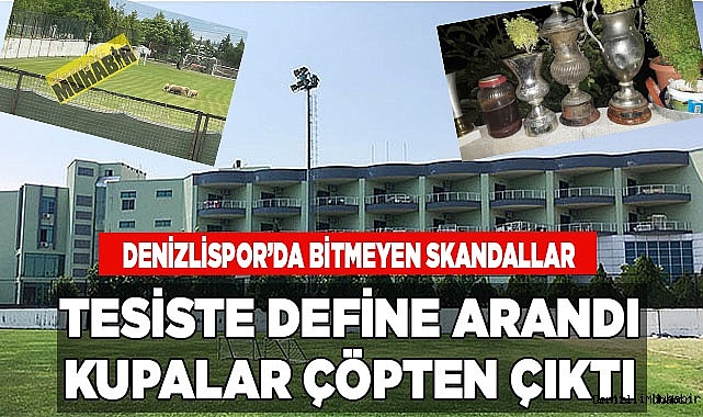 DEFİNE ARANDI KUPALAR ÇÖPTEN ÇIKTI