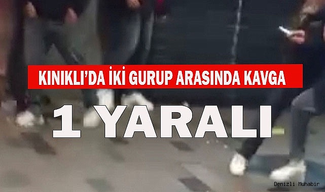 İki genç arasında başlayan tartışma kanlı bitti: 1 yaralı