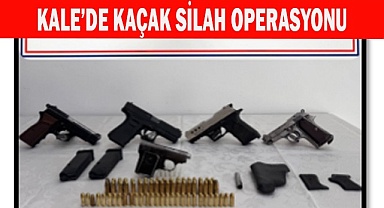 Kale’de kaçak silah operasyonu