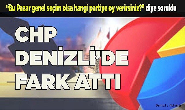 ORC’NİN DENİZLİ ANKETİNDE CHP FARK ATTI