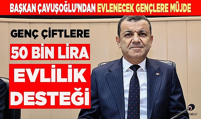 Denizli Büyükşehir’den genç çiftlere 50 Bin TL’lik Evlilik Desteği