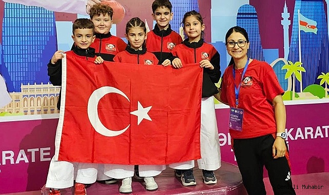 DENİZLİLİ KARATECİLER AZERBAYCAN’DAN MADALYALARLA DÖNDÜ