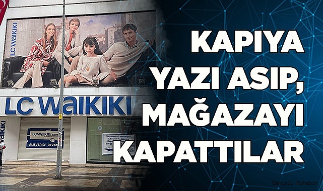 DEV MAĞAZA ÇINAR’DAKİ ŞUBESİNİ KAPATTI