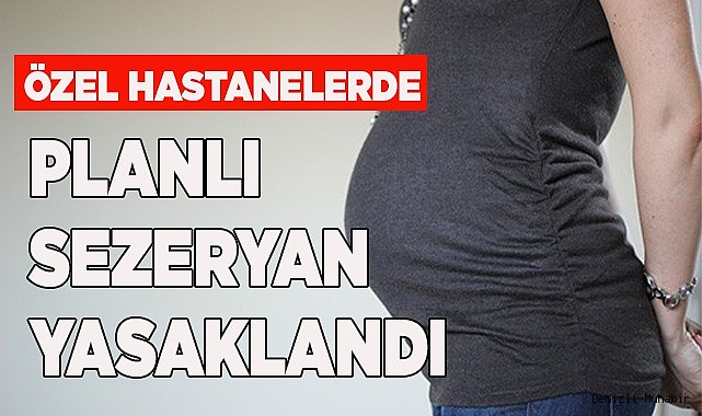 Normal doğum pankartının ardından yasak getirildi