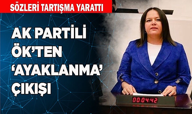 AK PARTİLİ ÖK’TEN ‘AYAKLANMA’ ÇIKIŞI